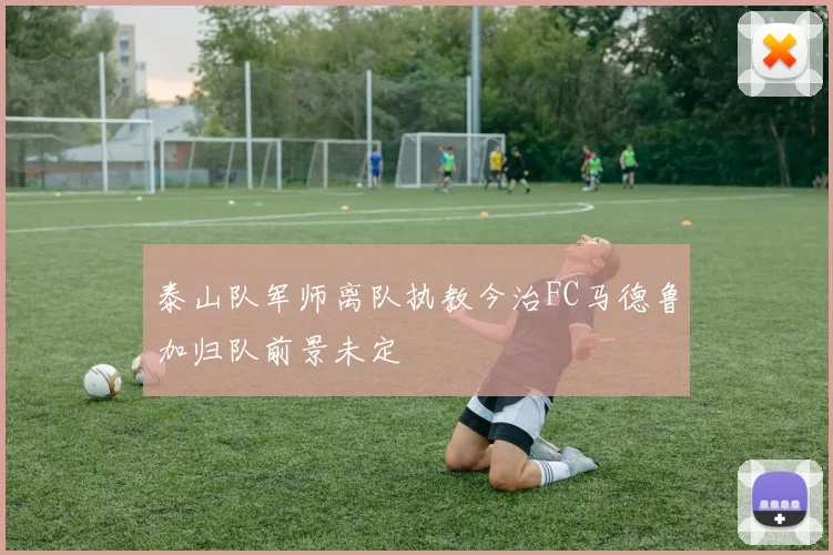 泰山队军师离队执教今治FC马德鲁加归队前景未定